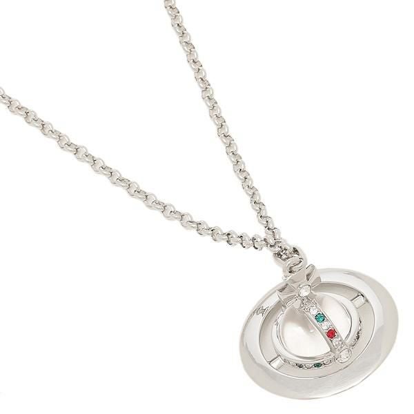 ヴィヴィアンウエストウッド ネックレス アクセサリー スモールオーブ シルバー メンズ レディース VIVIENNE WESTWOOD 63020096 02P019