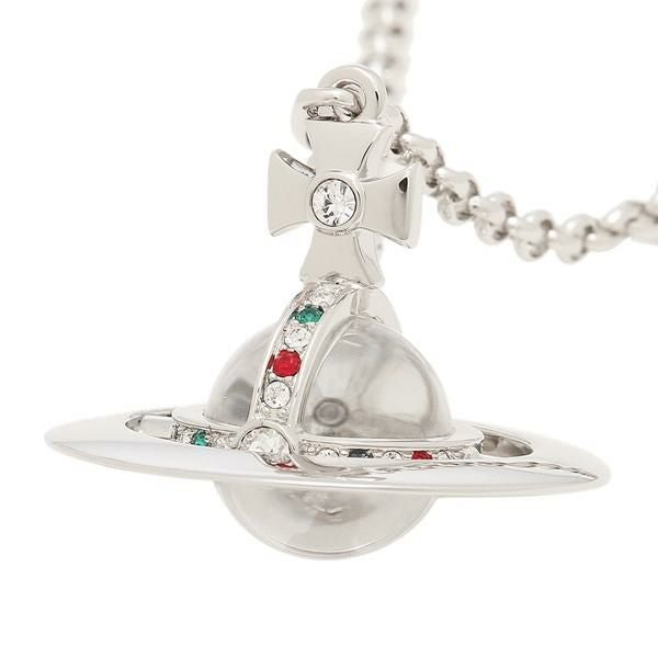 ヴィヴィアンウエストウッド ネックレス アクセサリー スモールオーブ シルバー メンズ レディース VIVIENNE WESTWOOD 63020096 02P019 詳細画像