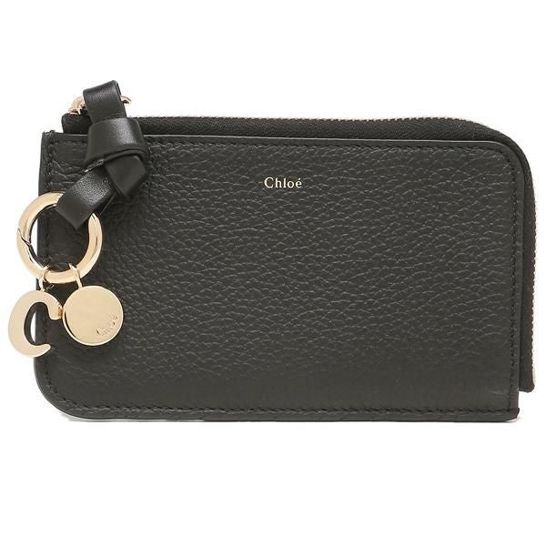 クロエ コインケース アルファベット カードケース ブラック レディース CHLOE CHC21WP944F57 001 詳細画像