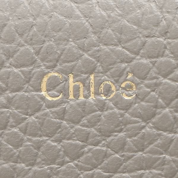 クロエ 長財布 アルファベット グレー レディース CHLOE CHC21WP941F57