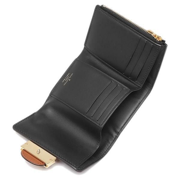 ルイヴィトン 三つ折り財布 ポルトフォイユドーフィーヌコンパクト ブラウン レディース LOUIS VUITTON M68725 詳細画像