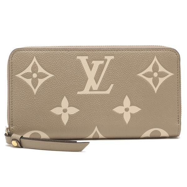ルイヴィトン 長財布 ジッピーウォレット モノグラムアンプラント ラウンドファスナー ベージュ レディース LOUIS VUITTON M69794 詳細画像