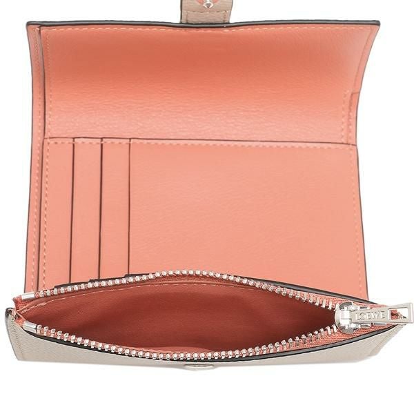 ロエベ 三つ折り財布 バーティカルウォレット Sサイズ ベージュ レディース LOEWE C660S86X01 2463 詳細画像