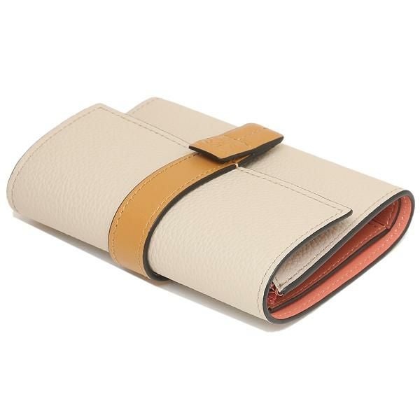 ロエベ 三つ折り財布 バーティカルウォレット Sサイズ ベージュ レディース LOEWE C660S86X01 2463 詳細画像