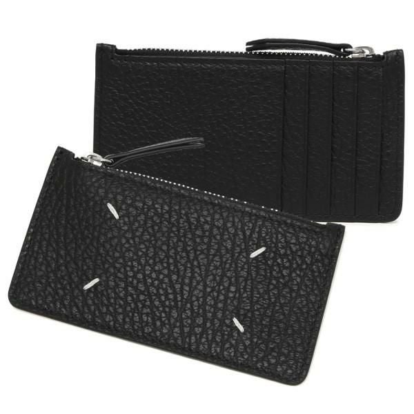 メゾンマルジェラ 三つ折り財布 ミニ財布 ブラック メンズ レディース