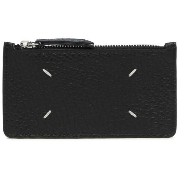 メゾンマルジェラ カードケース フラグメントケース コインケース ブラック メンズ レディース Maison Margiela S56UI0143 P4455 T8013 詳細画像