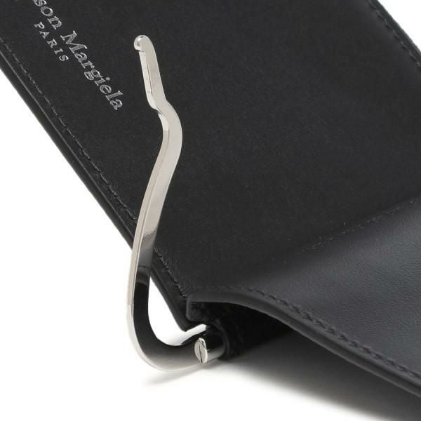 メゾンマルジェラ 二つ折り財布 マネークリップ コインケース ブラック メンズ Maison Margiela SA1UI0018 P4745 T8013 詳細画像
