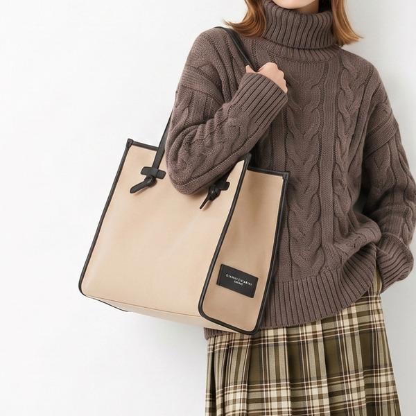 ジャンニキアリーニ トートバッグ マルチェッラ Mサイズ ベージュ レディース GIANNI CHIARINI BS6850 CNV CORDA MILITARE