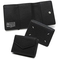 メゾンマルジェラ 三つ折り財布 ミニ財布 ブラック メンズ レディース Maison Margiela S36UI0416 P4455 T8013