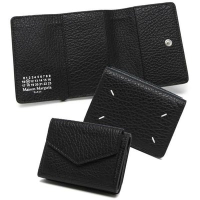 メゾンマルジェラ 三つ折り財布 ミニ財布 ブラック メンズ レディース Maison Margiela S36UI0416 P4455 T8013