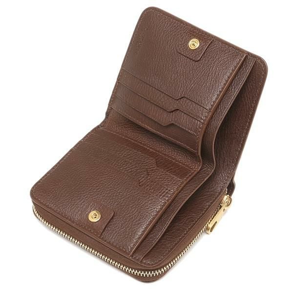 イルビゾンテ 二つ折り財布 コンパクト財布 ブラウン メンズ レディース IL BISONTE SSW003 PVX001 BW400 詳細画像