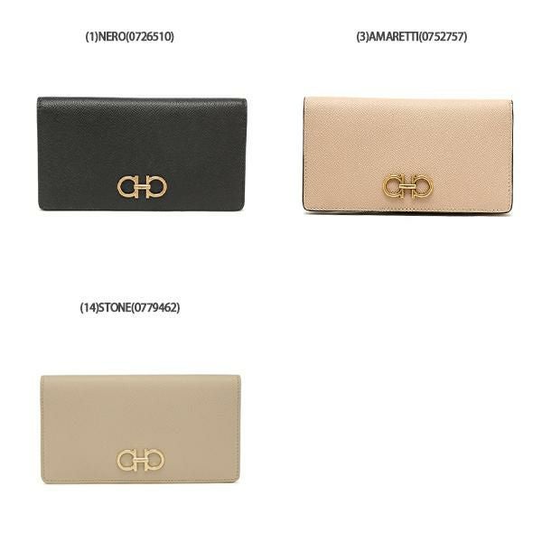 サルヴァトーレフェラガモ 長財布 ガンチーニ レディース Salvatore Ferragamo 22D779 詳細画像