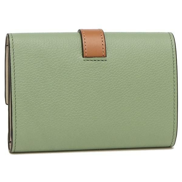 ロエベ 三つ折り財布 バーティカルウォレット Sサイズ グリーン レディース LOEWE C660S86X01 6465 詳細画像
