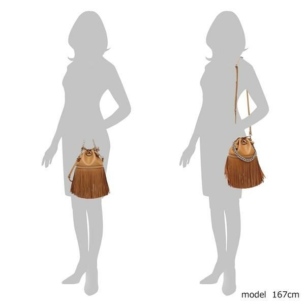 ジェイアンドエムデヴィッドソン ハンドバッグ ショルダーバッグ フリンジ カーニバル Mサイズ 2WAY レディース J&M DAVIDSON LMDC1XXSCNP 詳細画像