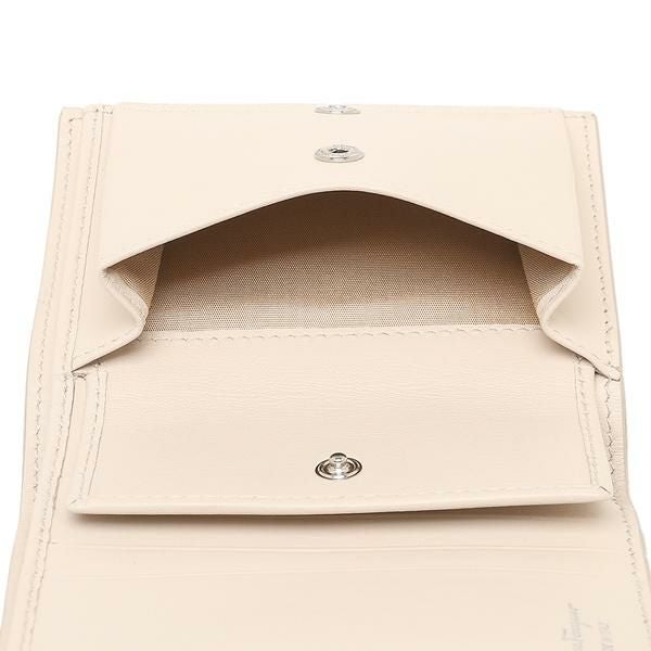 サルヴァトーレフェラガモ 二つ折り財布 ビバ ミニ財布 ベージュ レディース Salvatore Ferragamo 220288 745860 詳細画像