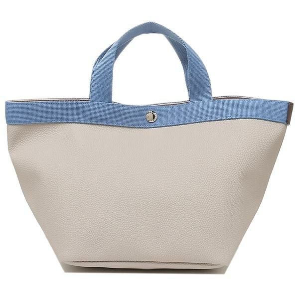 エルベシャプリエ トートバッグ Mサイズ ベージュ ブルー レディース Herve Chapelier 707GP 6311A 詳細画像