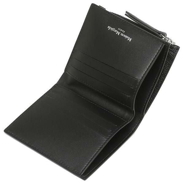 メゾンマルジェラ 二つ折り財布 コンパクト財布 ブラック メンズ