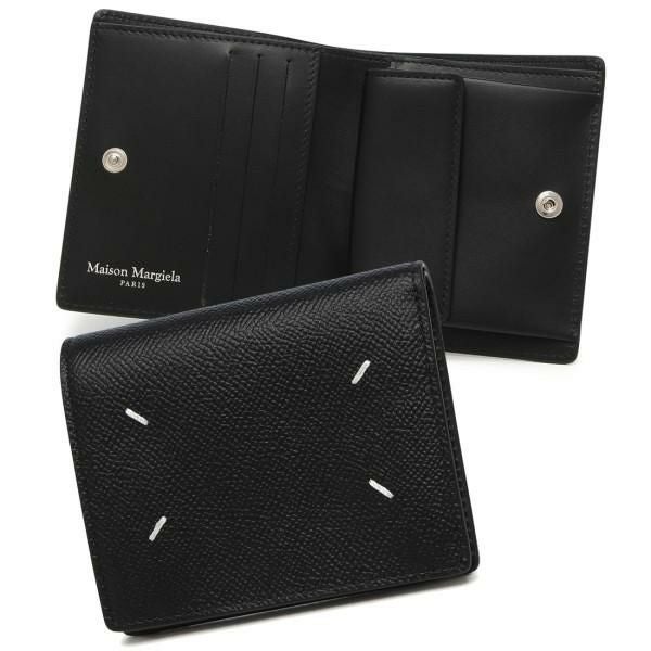 メゾンマルジェラ 二つ折り財布 コンパクト財布 ブラック メンズ レディース Maison Margiela SA3UI0007 P4745 T8013