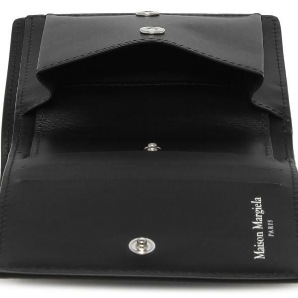 メゾンマルジェラ 二つ折り財布 コンパクト財布 ブラック メンズ レディース Maison Margiela SA3UI0007 P4745 T8013 詳細画像