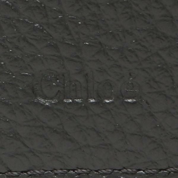 クロエ 三つ折り財布 アルファベット ミニ財布 ブラック レディース CHLOE CHC21WP945F57 001 詳細画像