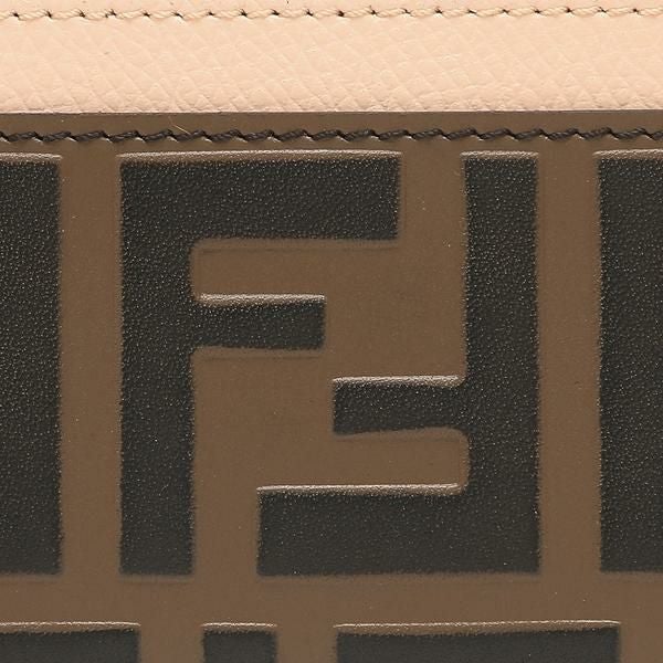 フェンディ カードケース エフイズフェンディ ブラウン ピンク レディース FENDI 8M0445 AAII F180F 詳細画像