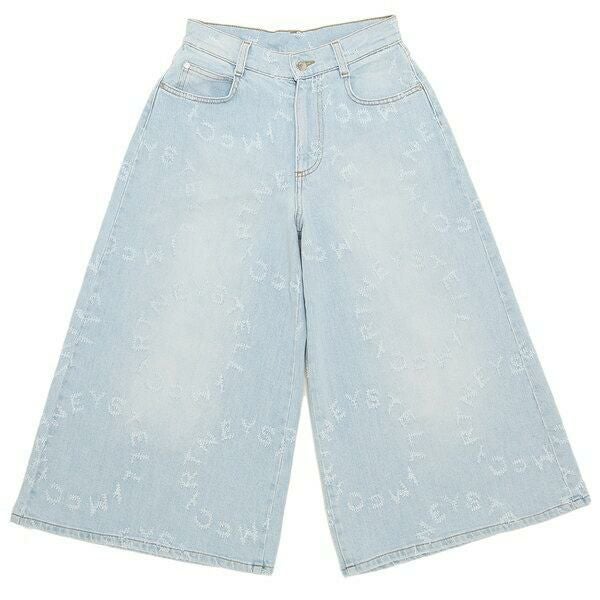 ステラマッカートニー デニムパンツ ジーンズ キュロット ブルー