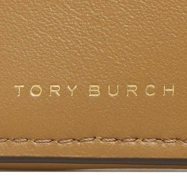 トリーバーチ 二つ折り財布 キラ ミニ財布 ブラウン レディース TORY BURCH 90344 243 詳細画像