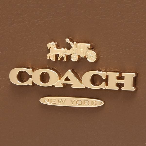 コーチ アウトレット 長財布 シグネチャー ベージュ ブラウン レディース COACH C5966 IME74 詳細画像