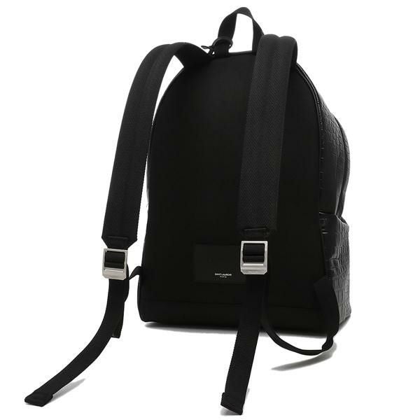 サンローランパリ バックパック シティ リュック クロコ ブラック レディース SAINT LAURENT PARIS 534967 DZE2F 1000 A4対応 詳細画像