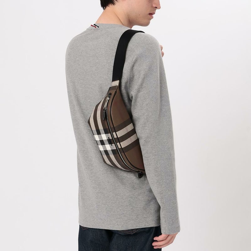 バーバリー ボディバッグ ウエストバッグ バムバッグ ブラウン メンズ BURBERRY 8052806 A8900 詳細画像