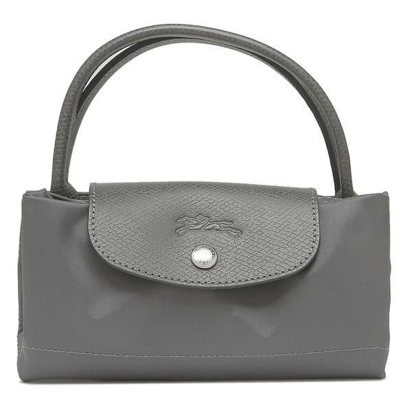 ロンシャン ハンドバッグ プリアージュグリーン Sサイズ グレー