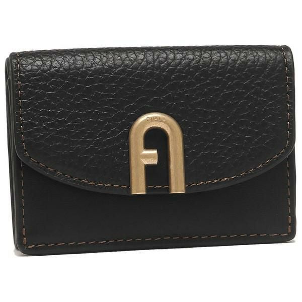 フルラ 三つ折り財布 プリムラ Sサイズ ミニ財布 ブラック レディース FURLA WP00218 BX0053 O6000