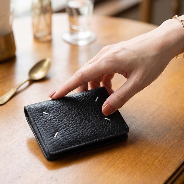メゾンマルジェラ カードケース キーケース キーリング ブラック メンズ レディース Maison Margiela S56UI0128 P4455 T8013 詳細画像