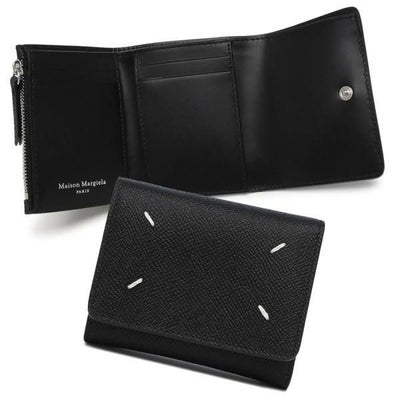 メゾンマルジェラ 三つ折り財布 コンパクトウォレット ブラック メンズ レディース Maison Margiela SA3UI0017 P4745 T8013