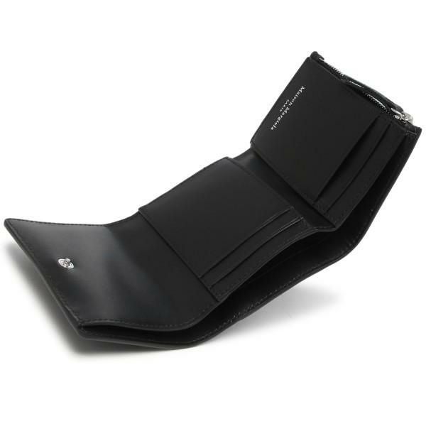 メゾンマルジェラ 三つ折り財布 コンパクトウォレット ブラック メンズ