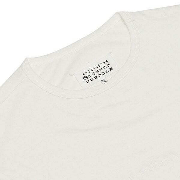 メゾンマルジェラ Tシャツ トップス 半袖カットソー ホワイト メンズ