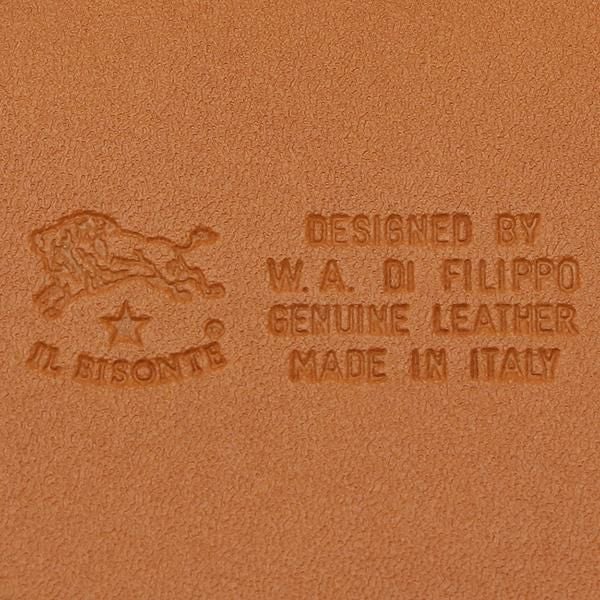 イルビゾンテ カードケース ブラウン メンズ レディース IL BISONTE SCC031 PG0001 CA101B 詳細画像