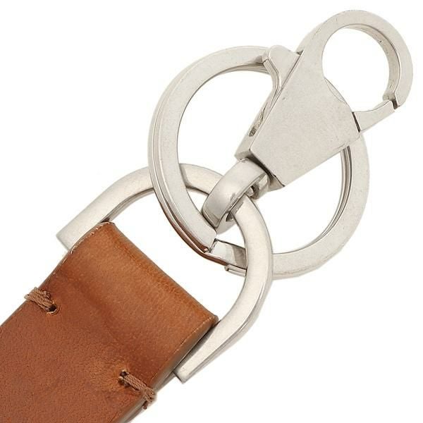 イルビゾンテ キーホルダー キーリング ブラウン メンズ IL BISONTE SKH114 POX001 BW221C 詳細画像