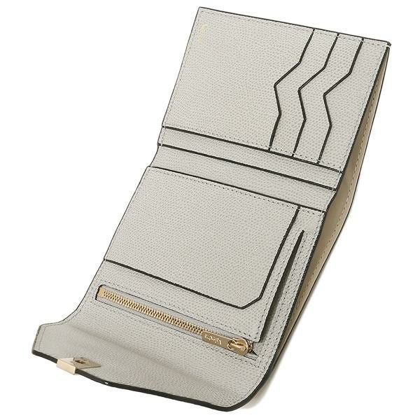 ヴァレクストラ 三つ折り財布 イジィデ ミニ財布 グレー レディース Valextra SGES0005028LOCPS99 GC 詳細画像