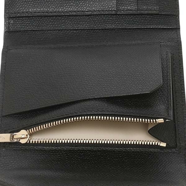 ヴァレクストラ 三つ折り財布 イジィデ ミニ財布 ブラック レディース Valextra SGES0005028LOCPS99 NN 詳細画像