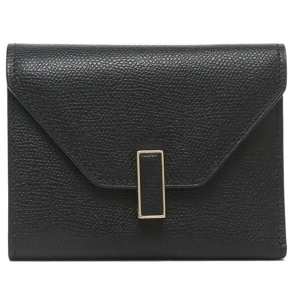 ヴァレクストラ 三つ折り財布 イジィデ ミニ財布 ブラック レディース Valextra SGES0005028LOCPS99 NN 詳細画像