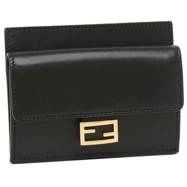 フェンディ カードケース ロゴ ブラック メンズ FENDI 7M0333 AJJ5