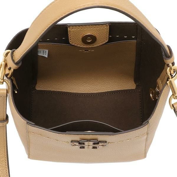 美品 TORY BURCH ショルダーバッグ マックグロー レザー ブラウン ブラウン（茶色）系 Tory Burch MCGRAW(トリーバーチ マックグロー