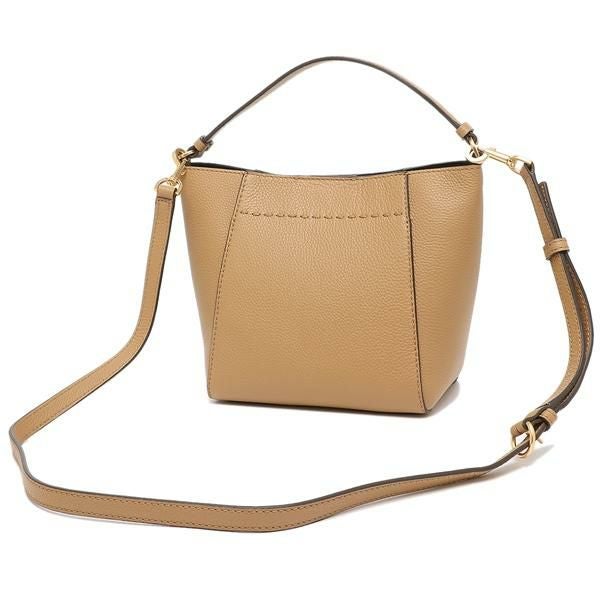 トリーバーチ ショルダーバッグ マックグロー バケットバッグ ブラウン