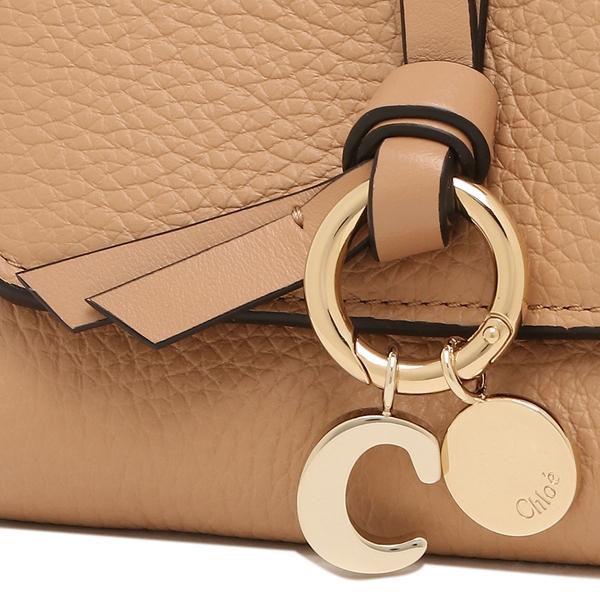 クロエ 三つ折り財布 アルファベット ミニ財布 ブラウン レディース CHLOE CHC21WP945F57 26X 詳細画像