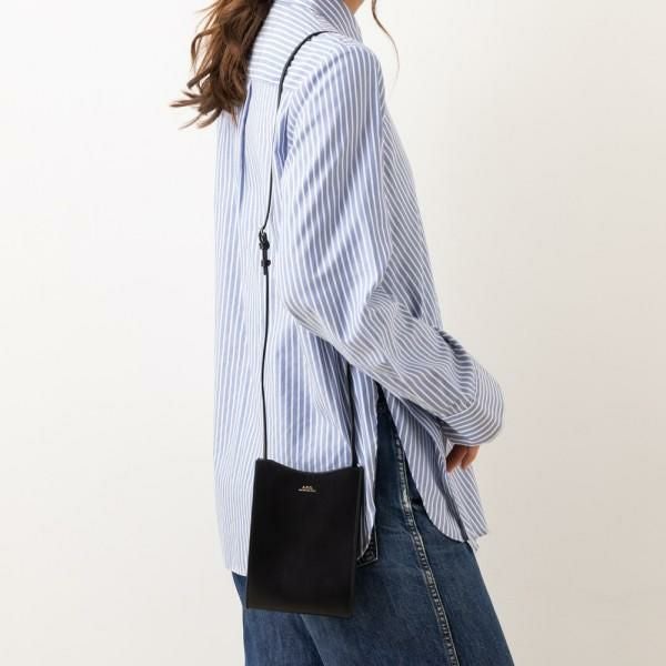 新品未使用 アーペーセーA.P.C ボディバッグ サコッシュブラック アーペーセー ショルダーバッグ ネックポーチ クロスボディ ブラック