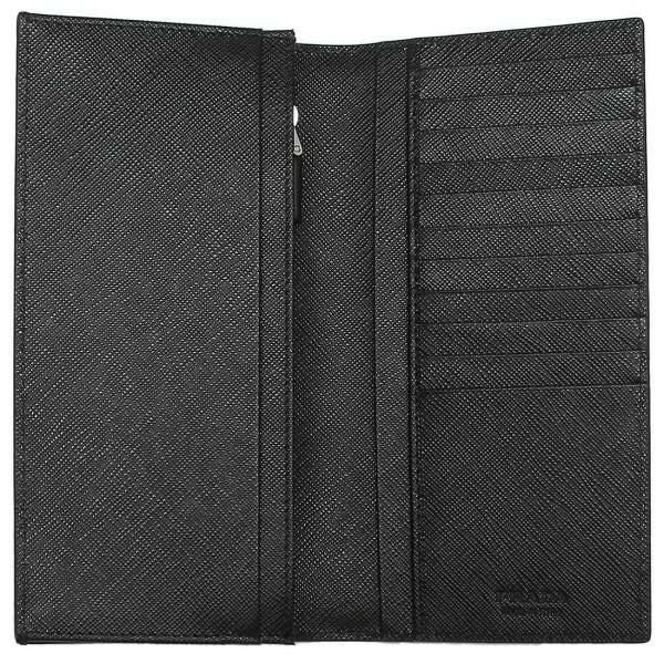 プラダ 財布 PRADA 2MV836 QME F0002 SAFFIANO METAL PORTADOCUMENTI メンズ 長財布 NERO 詳細画像