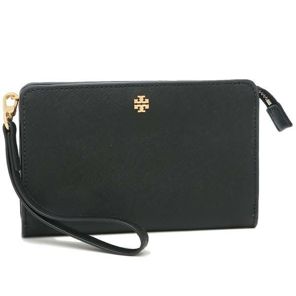 Tory Burch ブラック 折り財布 トリーバーチ 二つ折り財布 マックグロー ミニ財布 ブラック