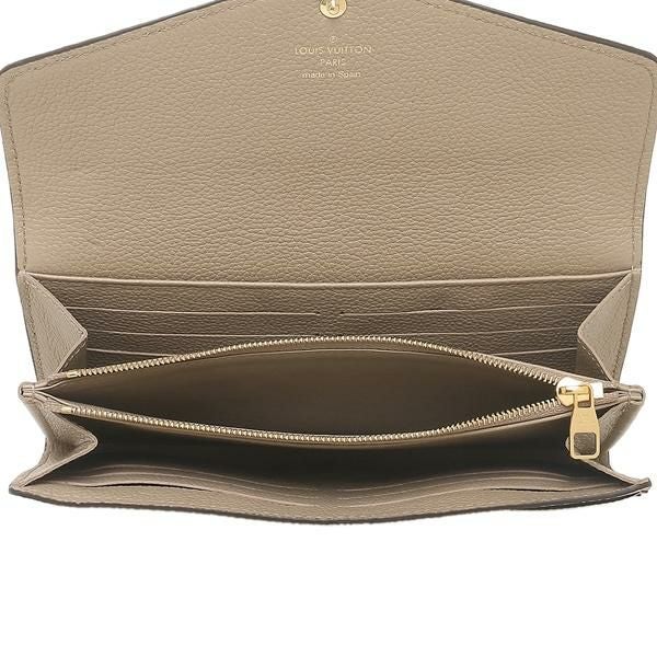 ルイヴィトン 長財布 ポルトフォイユサラNM モノグラム ベージュ レディース LOUIS VUITTON M81049 詳細画像