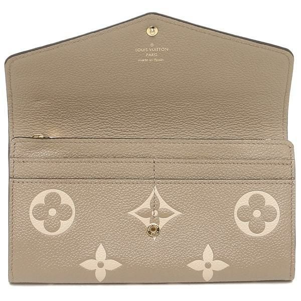 ルイヴィトン 長財布 ポルトフォイユサラNM モノグラム ベージュ レディース LOUIS VUITTON M81049 詳細画像